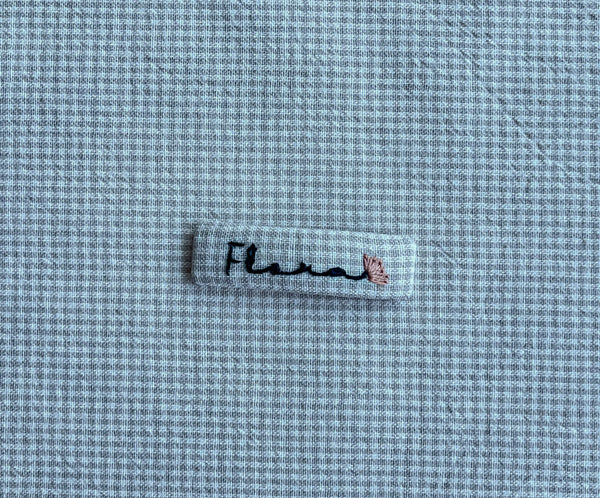 Name hair clip | rectangle（design your own name)