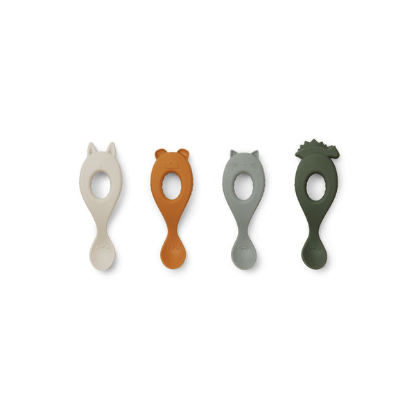 Liva Silicone Spoon 4 Pack