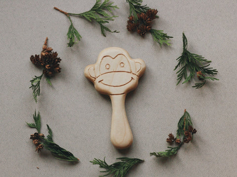 Wooden rattle " Monkey "